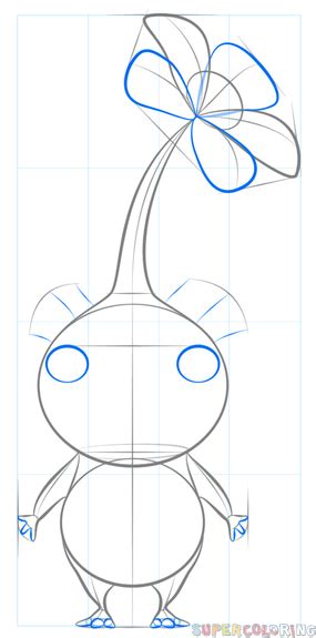 Perfect coloring books for boys, girls, and kids of all ages. How to draw Pikmin | Step by step Drawing tutorials