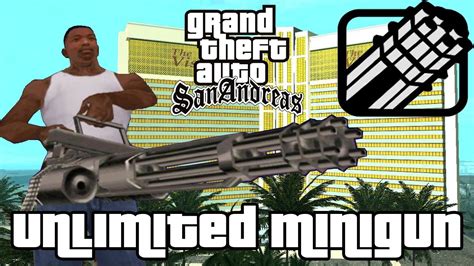 Gta San Andreas Unlimited Minigun Glitch Youtube