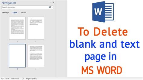 How To Delete Pages In Ms Word 2 Simple Methods ⏩ Youtube