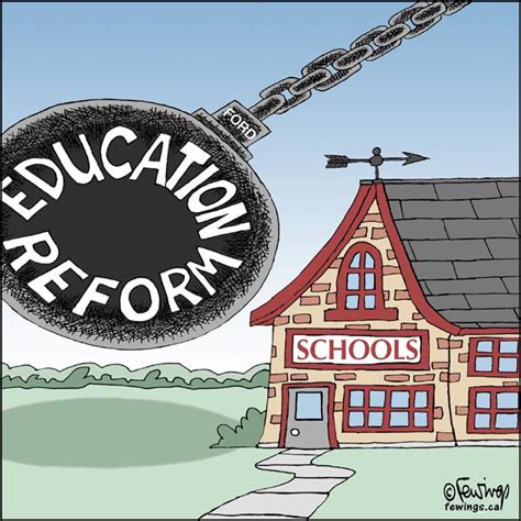 Fords Education Reform Fewings Cartoons