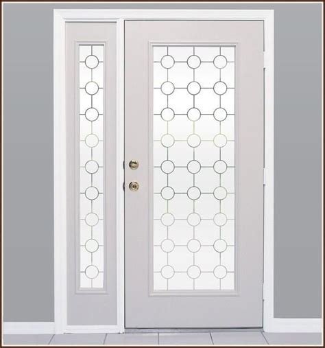 Lookout Semi Privacy Window Filmstatic Cling Front Doors With