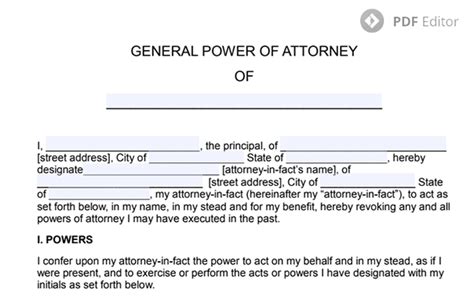 Power Of Attorney Form How To Fill Out Five Moments To Remember From