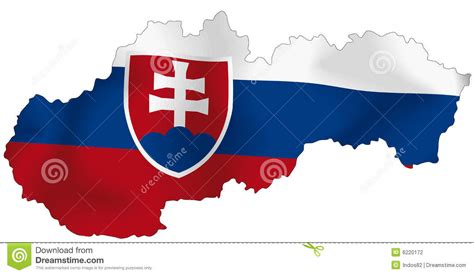 Hämta det här slovakiens flagga fotot nu. Slovakia Flag Stock Photography - Image: 6220172