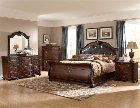 Create your sanctuary today with our wide variety of exclusive, handcrafted bedroom sets. Homelegance Hillcrest Manor Sleigh Bedroom Set - Cherry ...