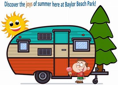 Camping Rv Clipart Beach Baylor Park Clipartmag