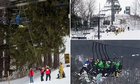 Five Injured After Pennsylvania Ski Lift Accident Daily Mail Online