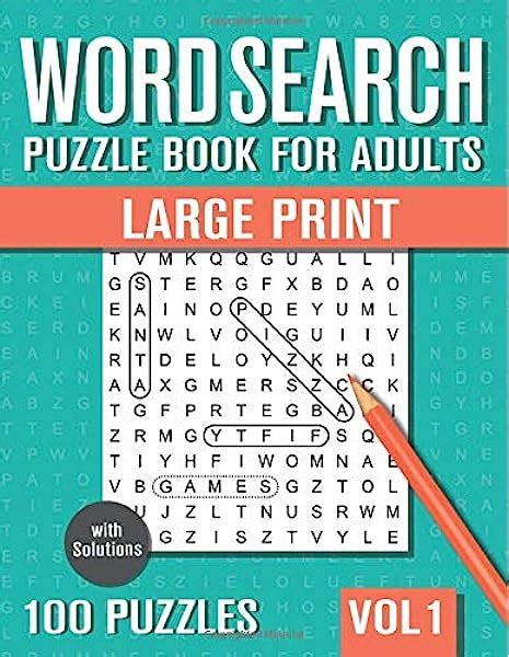 Funster 250 Large Print Word Search Puzzles For Adults Word Search