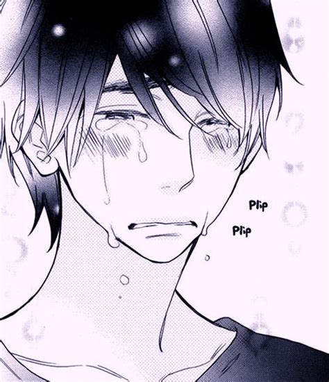Crying Boy Anime Sketch Santinime
