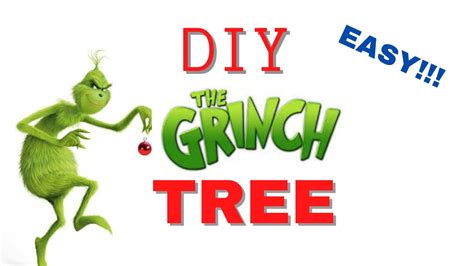 Diy Grinch Christmas Tree Whoville Christmas Tree Super Easy Youtube