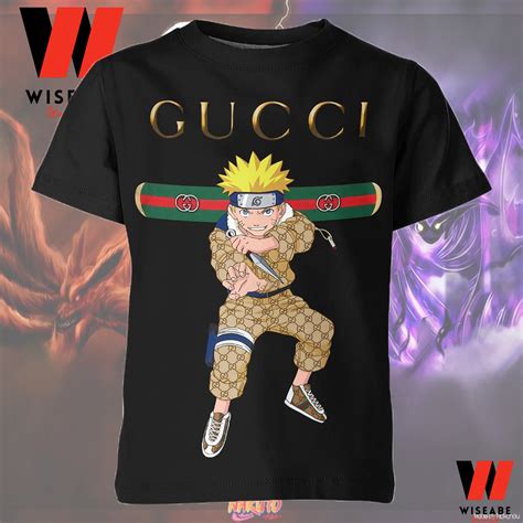 Naruto Uzumaki Gucci T Shirt Naruto Merchandise Wiseabe Apparels
