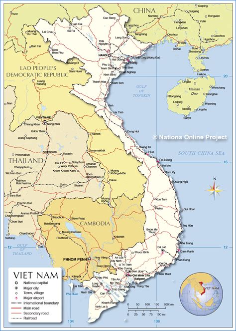 Viaje Por Vietnam Mapa