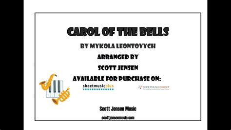 Carol Of The Bells For Brass Sextet And Drum Set Youtube