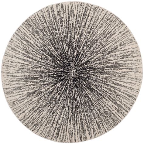 (4324) $92 $41 with discount. Safavieh Evoke Black/Ivory 6 ft. 7 in. x 6 ft. 7 in. Round ...