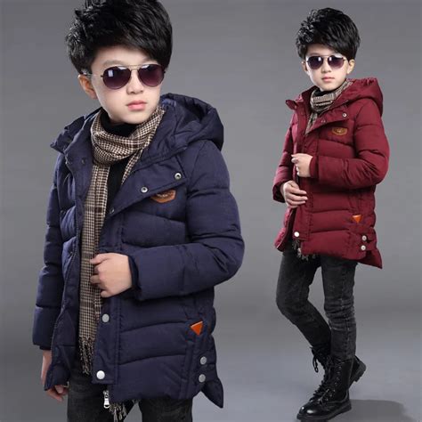 2017 Boys Winter Jacket For Boy Coats Warm Casual Outerwear Boys