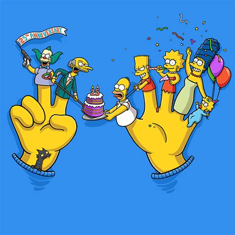 The Simpsons 25th Anniversary On Behance