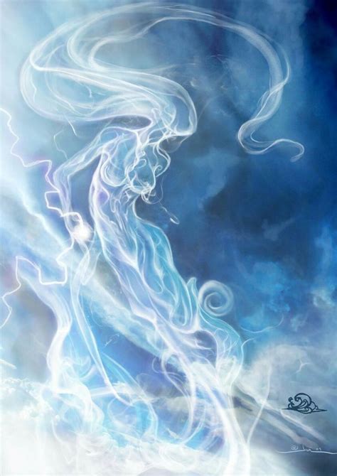 Sylph Air Spirit Mythical Creatures Fantasy Art Air Goddess
