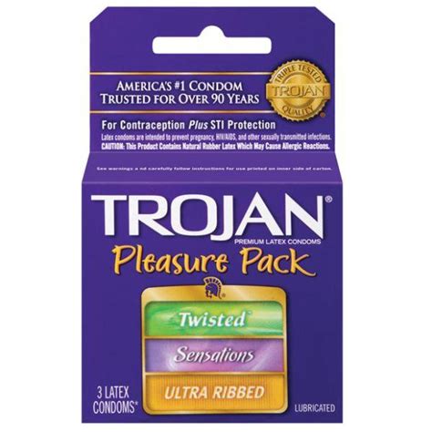 Trojan Pleasure Pack Assorted Condom Pack