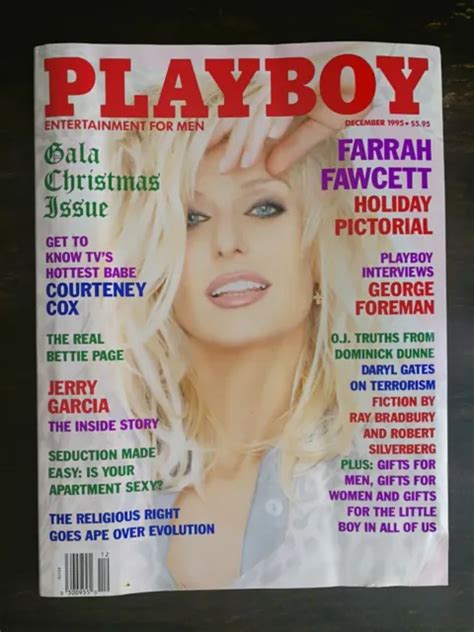 Playboy Magazine December Cover Farrah Fawcett Playmate Samantha