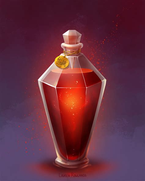 Enter The Lair — Larndraws Potion Of Healing Magic Bottles Bottle