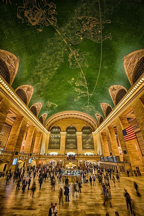 Grand Central Station Ceiling What Is That Spot On The Ceiling Of