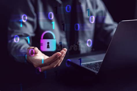 Cybersecurity And Privacy Concepts To Protect Data Businessman With