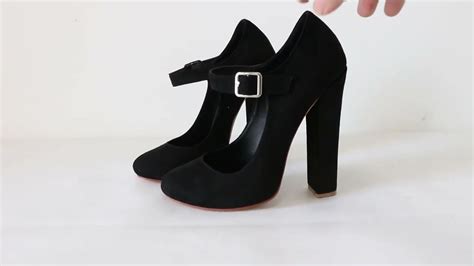 Sorbern Black Mary Janes Women Pump Shoes Block High Heels Round Toe Custom Drag Queen Shoes