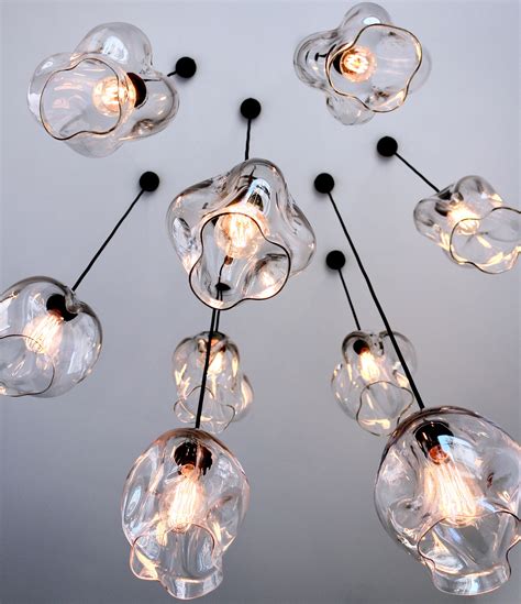Pendant Lights Designed And Made By Oliver Höglund Hand Blown Glass