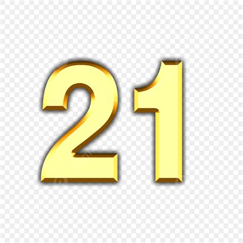 Number 21 Png Vector Psd And Clipart With Transparent Background For