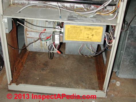 The evaporator dehumidifies the air as it cools it, and the resulting condensation drains off to a floor drain through a tube. Furnace or A/C Blower Fan Won't Stop Running Diagnostic FAQs