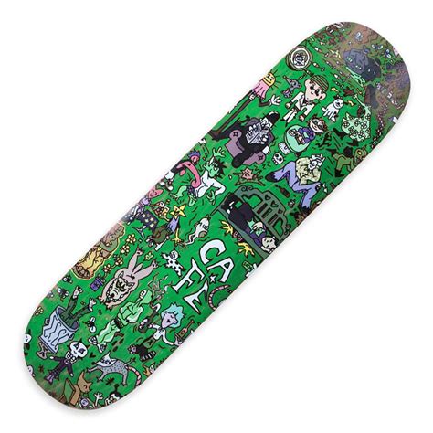 Skateboard Cafe Sex Palace Cheers Green Stain Skateboard Deck 825