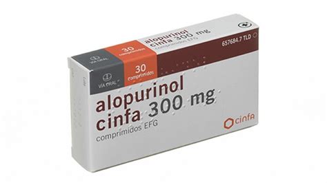 Alopurinol Cinfa 300 Mg Comprimidos Efg 30 Comprimidos Precio 281€