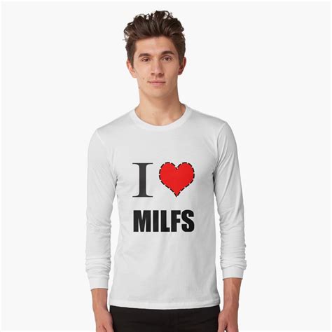 I Heart Milfs T Shirt By Creepyjoe Redbubble