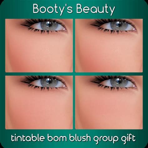 Second Life Marketplace Bootys Beauty Bom Tintable Bom Blush
