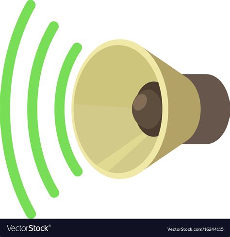 Sound On Icon Cartoon Style Royalty Free Vector Image