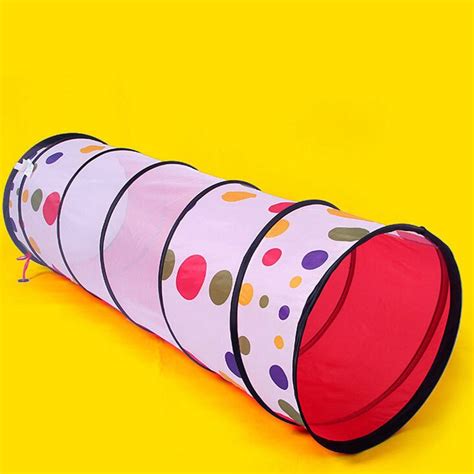 Cute T Large Educational Toys Child Creeping Tunnel Dot Print Tunnel