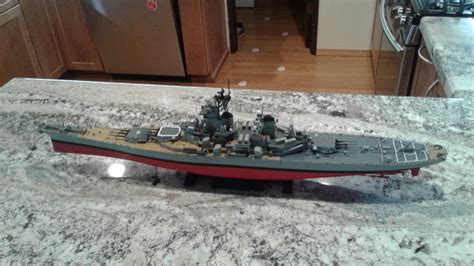 Us Battleship Bb 63 Missouri Boat Plastic Model Military Ship Kit