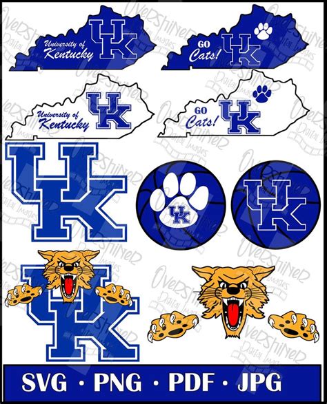 Kentucky Wildcats Svg Wildcats Logos Svg Go Cats Cricut Etsy