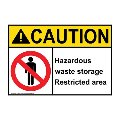 Hazardous Waste Storage Area Restricted Entry Signs Sku S My Xxx Hot Girl