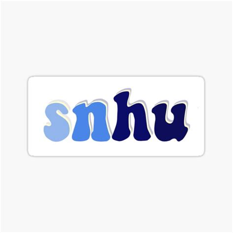 Retro Snhu Sticker Sticker By Mpennie18 Redbubble