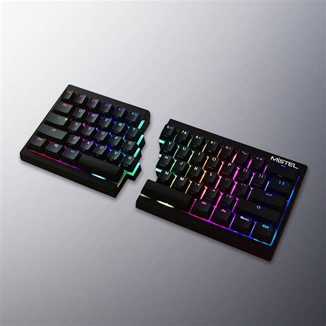 Rainbow Led Lights Split Keyboards Awesome Decors