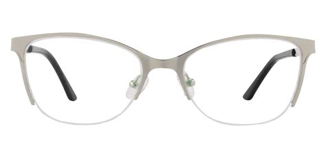 Topeka Cat Eye Prescription Glasses Silver Womens Eyeglasses