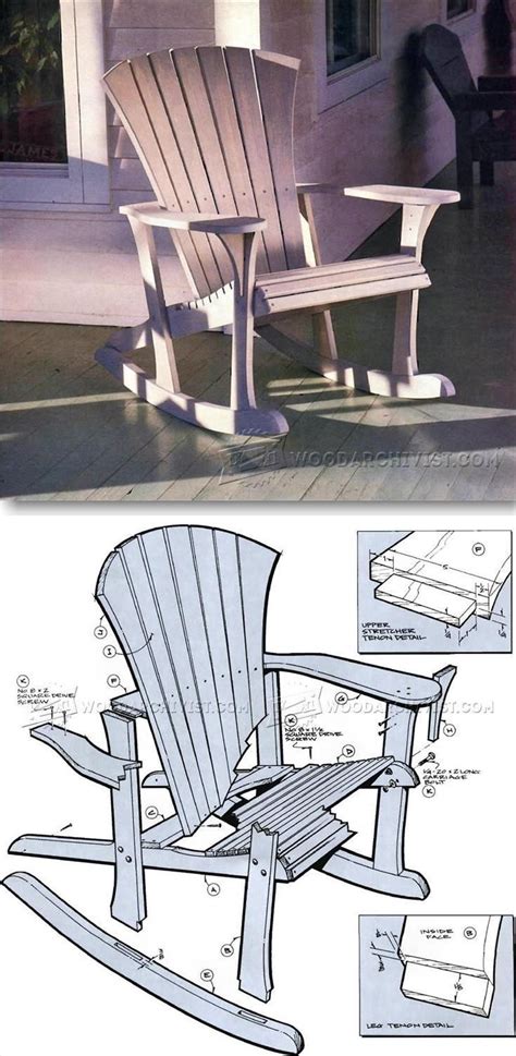 Diy Outdoor Rocking Chair Plans References Do Yourself Ideas