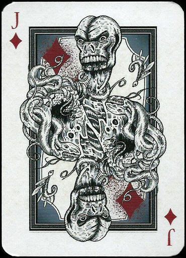 Pin By Abbadon On Creepy Cards Playing Card Deck Playing Cards Deck