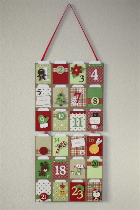 Hanging Advent Calendar With Pockets Printable Word Searches