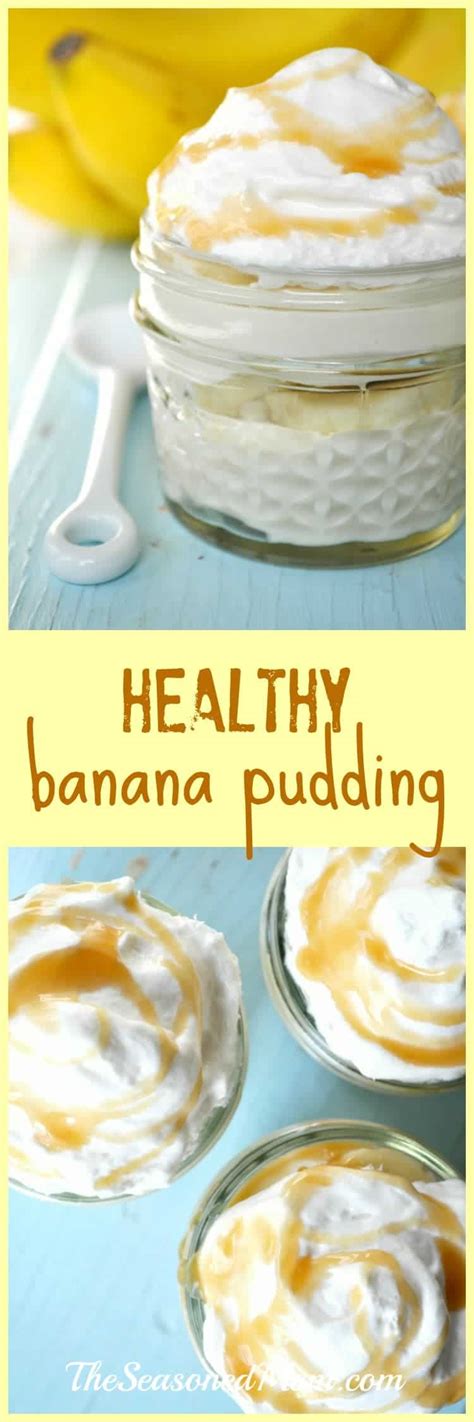 Creamy banana pudding the easy healthy way with bananas, chia seeds, cashews, medjool dates, layered with pecans and coconut whipped cream. Healthy Banana Pudding