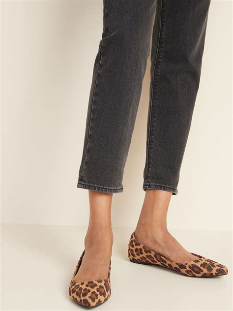 Faux Suede Pointy Ballet Flats For Women Old Navy