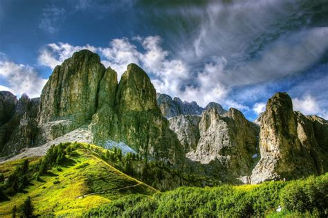 Обои доломитовые альпы швейцария природа горы доломитовые альпы