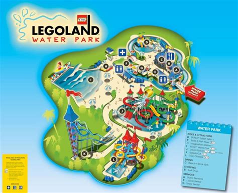 Printable Park Map Legoland Florida