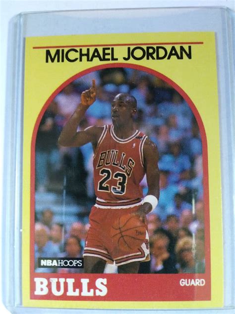 The 1990 skybox michael jordan prototype. 1990 NBA Hoops rare yellow border Michael Jordan basketball card mint condition | Michael jordan ...