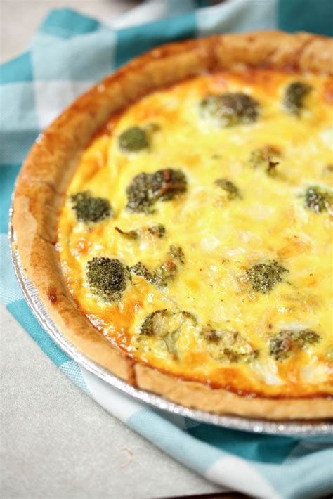 Easy Broccoli Quiche Recipe Food Folks And Fun